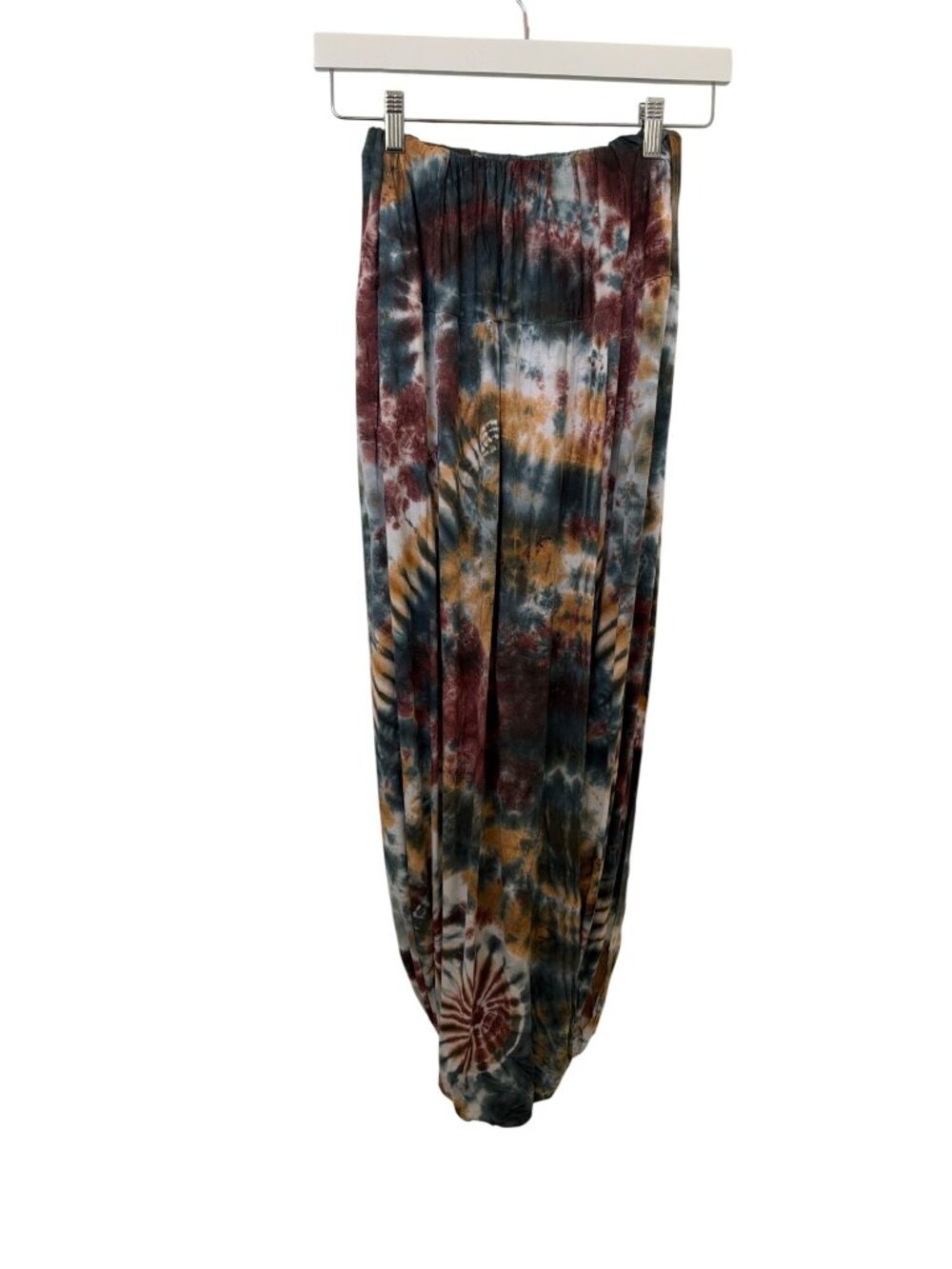 Jayli Tie-Dye Cotton Pujari Skirt - Picture 8 of 10